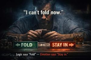 炸金花里最致命的情绪性决策：我不能就这样弃